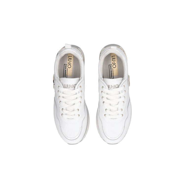 Sneakers Donna Maxi Wonder Bianco con platform