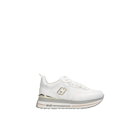 Sneakers Donna Maxi Wonder Bianco con platform