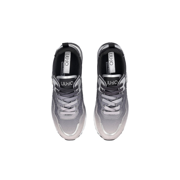 Acquista subito la Sneakers Donna,  con inserti effetto laminato, lacci piatti dégradé, e logo metallico applicato sul lato, firmate LiuJo su Martini 900: vieni a scoprire tutta la collezione sul nostro sito