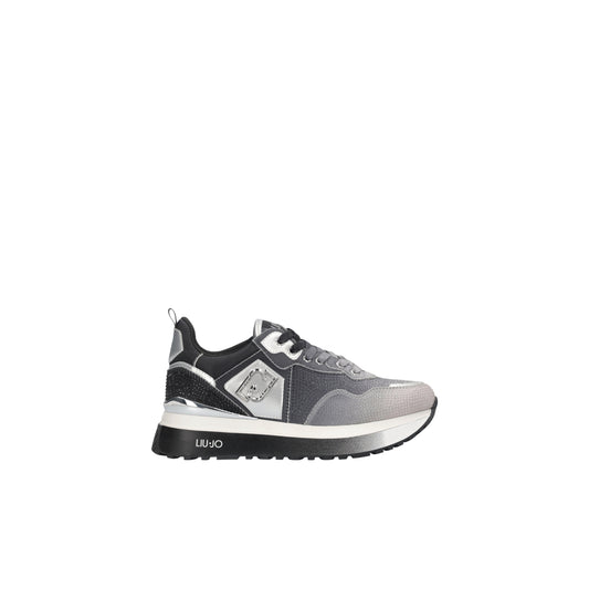 Acquista subito la Sneakers Donna,  con inserti effetto laminato, lacci piatti dégradé, e logo metallico applicato sul lato, firmate LiuJo su Martini 900: vieni a scoprire tutta la collezione sul nostro sito