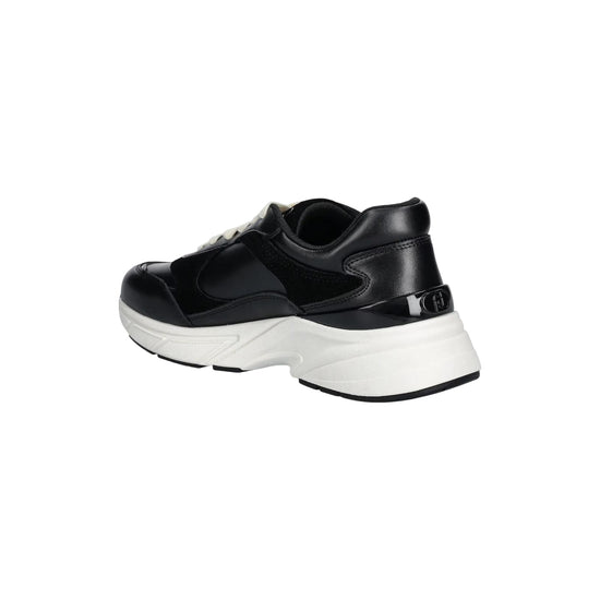 Sneakers Donna con inserti in suede Nero