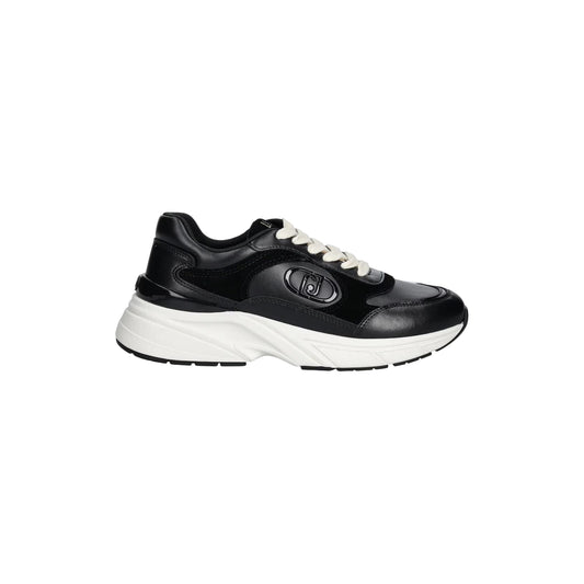 Sneakers Donna con inserti in suede Nero