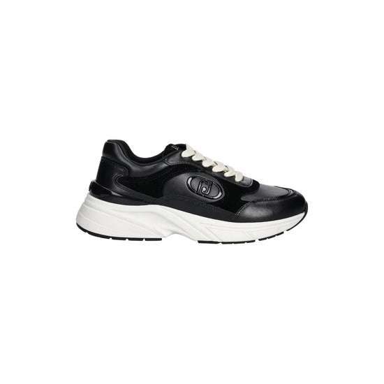 Sneakers Donna con inserti in suede Nero