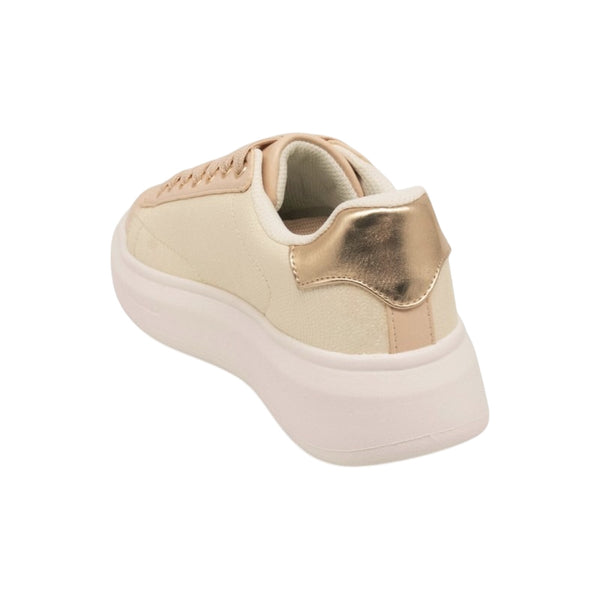 Sneakers Donna Babol  con tomaia lucida Oro retro