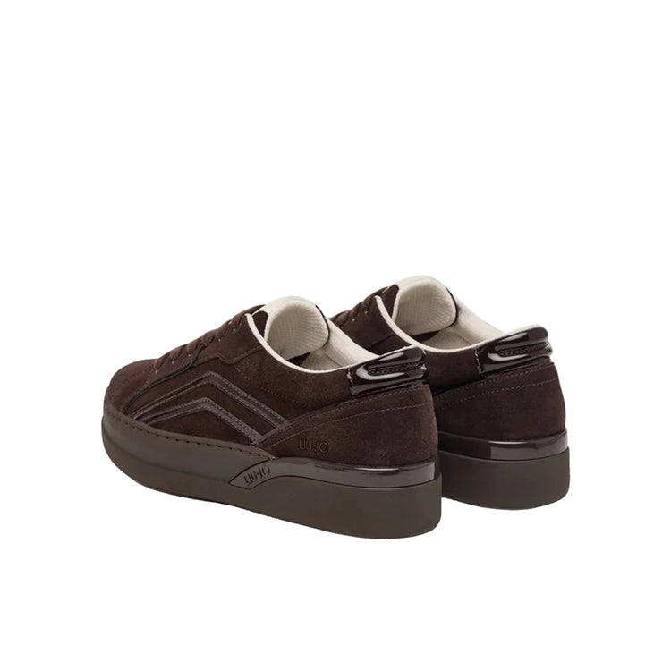 Sneakers Donna in suede marrone