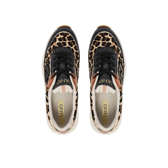 Sneakers Donna con dettagli leopardo