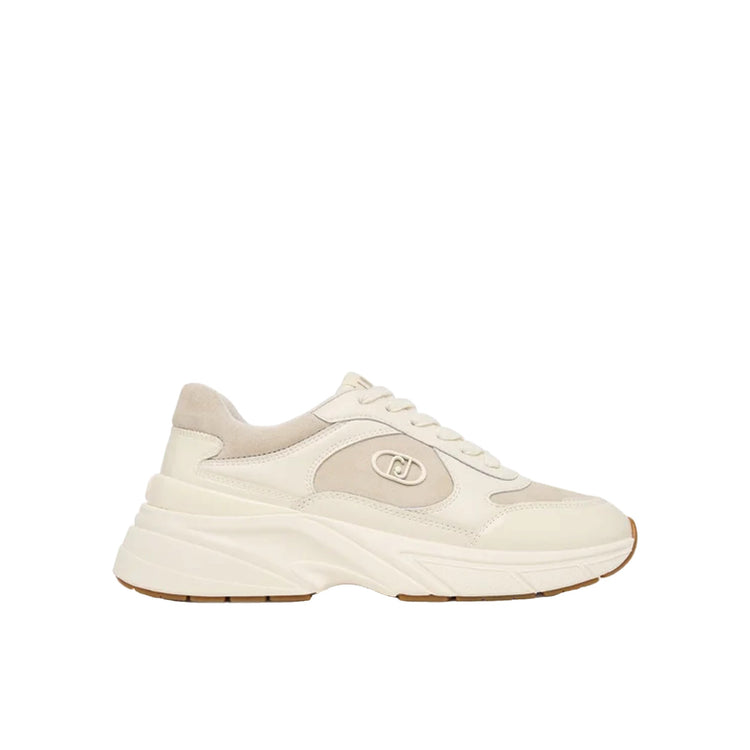 Sneakers Donna Panna con lacci piatti
