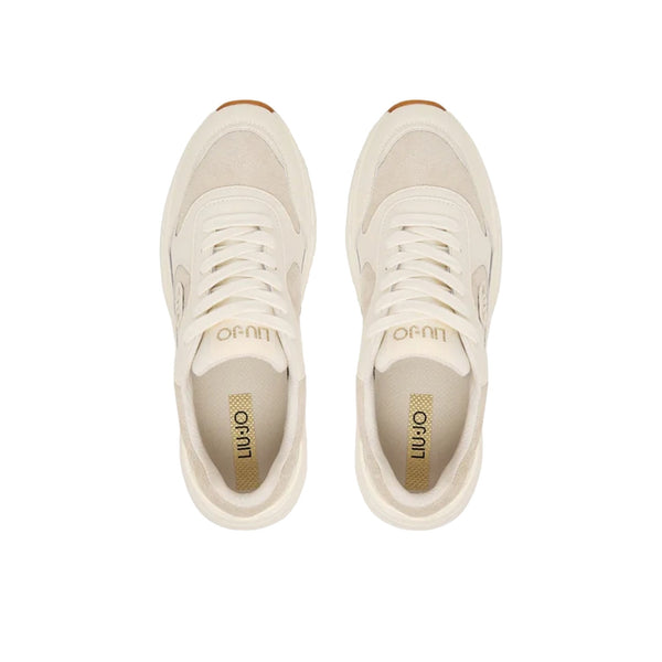 Sneakers Donna Panna con lacci piatti