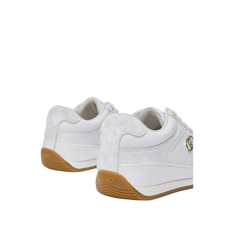Sneakers Donna dettagli effetto pitone retro