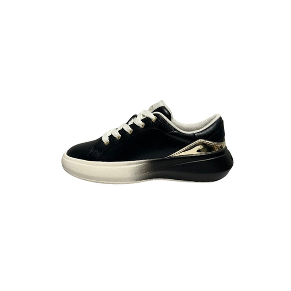 Sneakers Donna con inserto gold