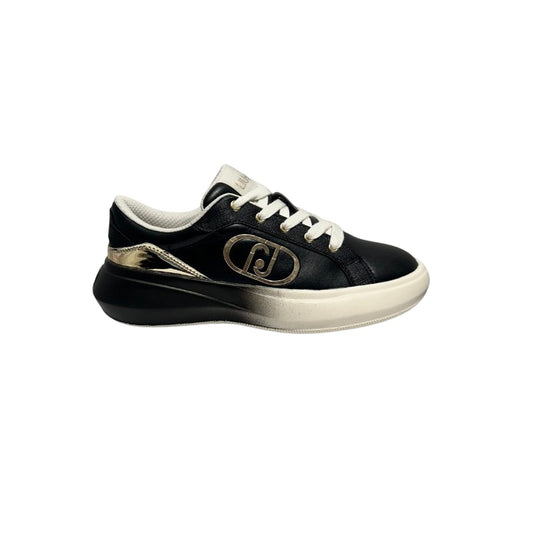 Sneakers Donna con inserto gold