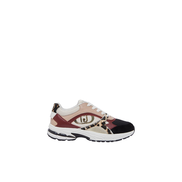 Sneakers Donna con inserti traspiranti ed animalier