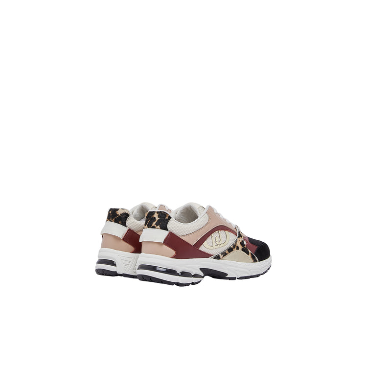 Sneakers Donna con inserti traspiranti ed animalier