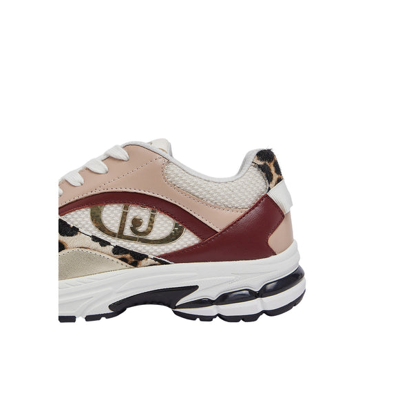 Sneakers Donna con inserti traspiranti ed animalier