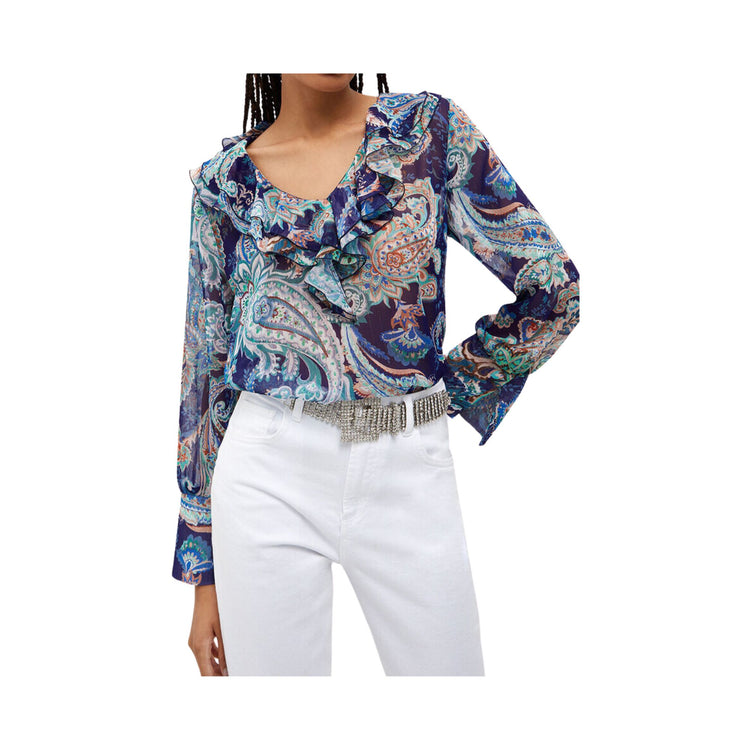 Blusa Donna con fantasia paisley
