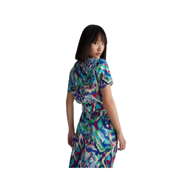 Blusa Donna con taglio ad incrocio