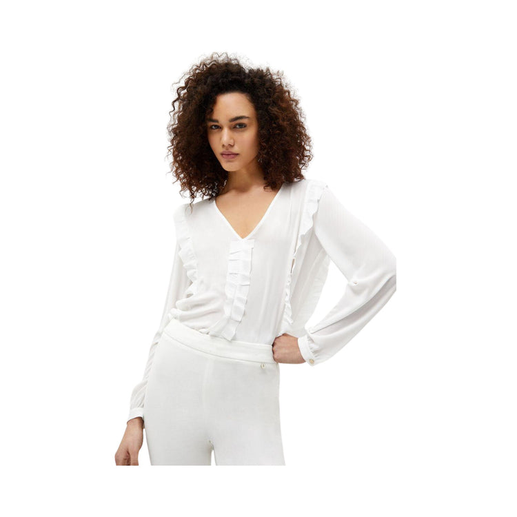 Blusa Donna con rouches sui lati