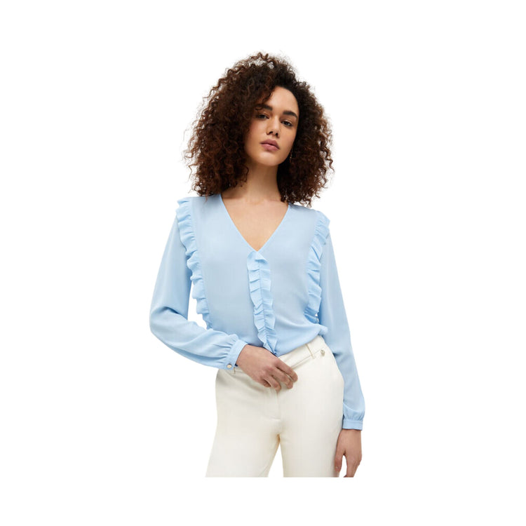 Blusa Donna con rouches sui lati
