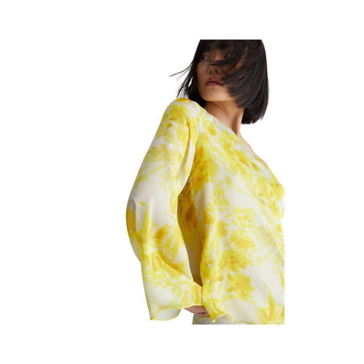 Blusa Donna monospalla floreale