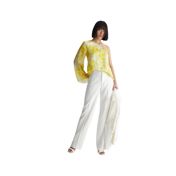 Blusa Donna monospalla floreale