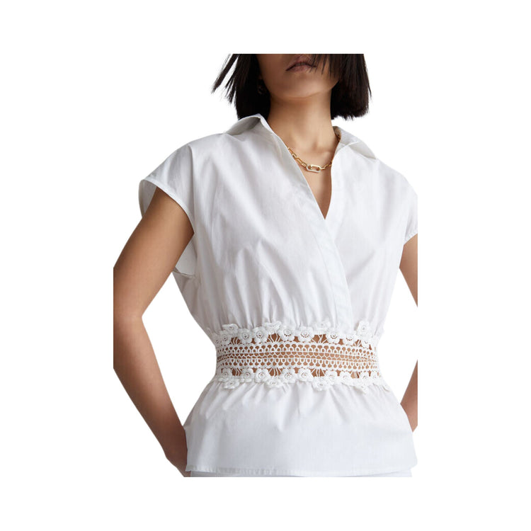 Blusa Donna con dettagli in pizzo