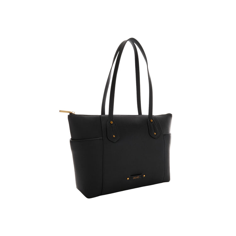 Sac shopping femme effet foulonné