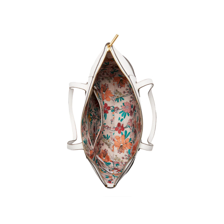 Sac shopping femme effet foulonné