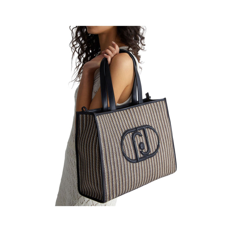 Sac cabas femme rayé