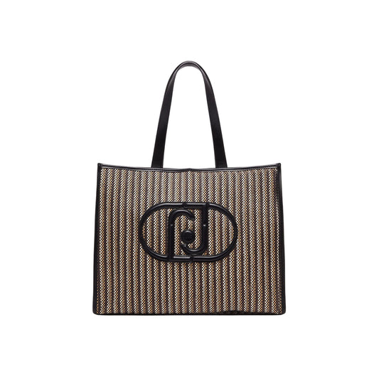 Borsa Donna modello shopper a righe