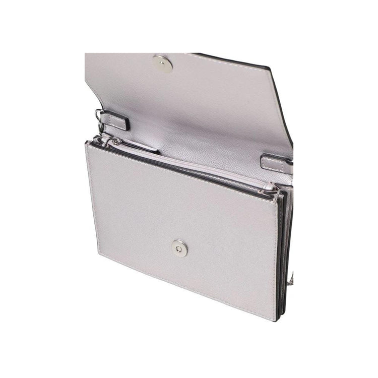 Women's shoulder bag with saffiano finish