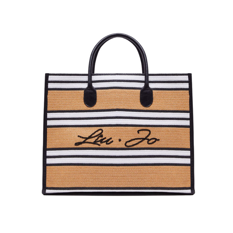 Large women's bag with embroidered logo
