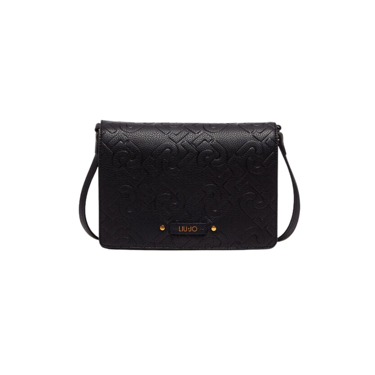 Women's shoulder bag with logo motif