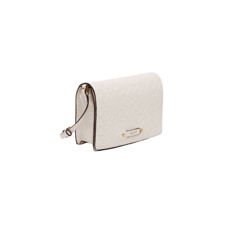 Women's shoulder bag with logo motif