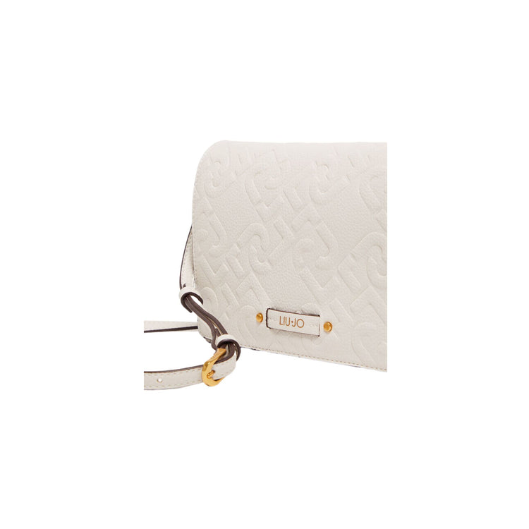 Women's shoulder bag with logo motif