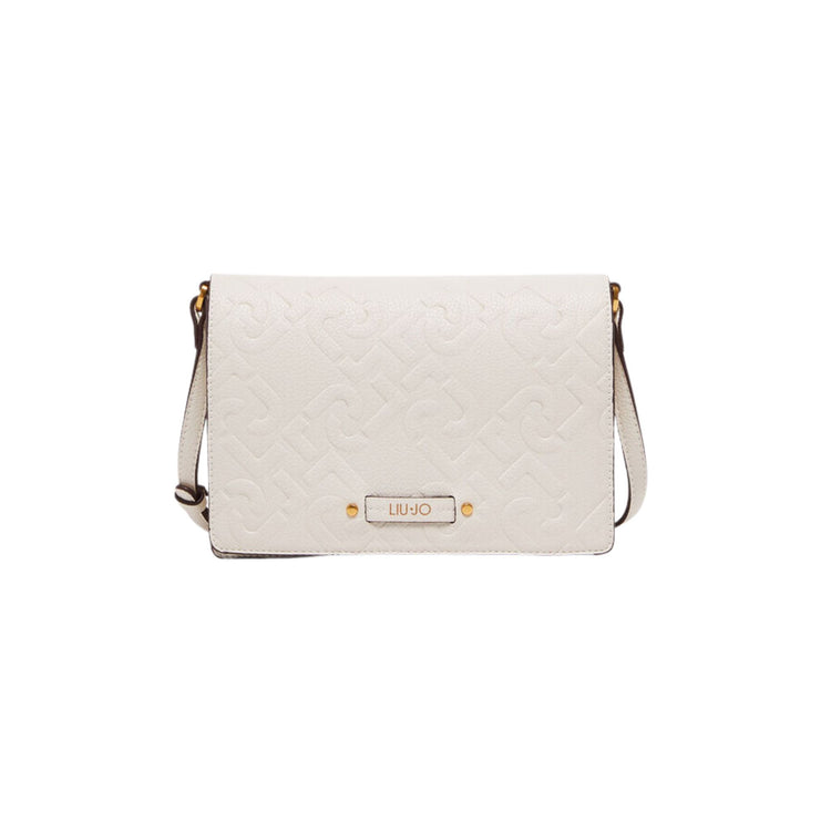 Women's shoulder bag with logo motif