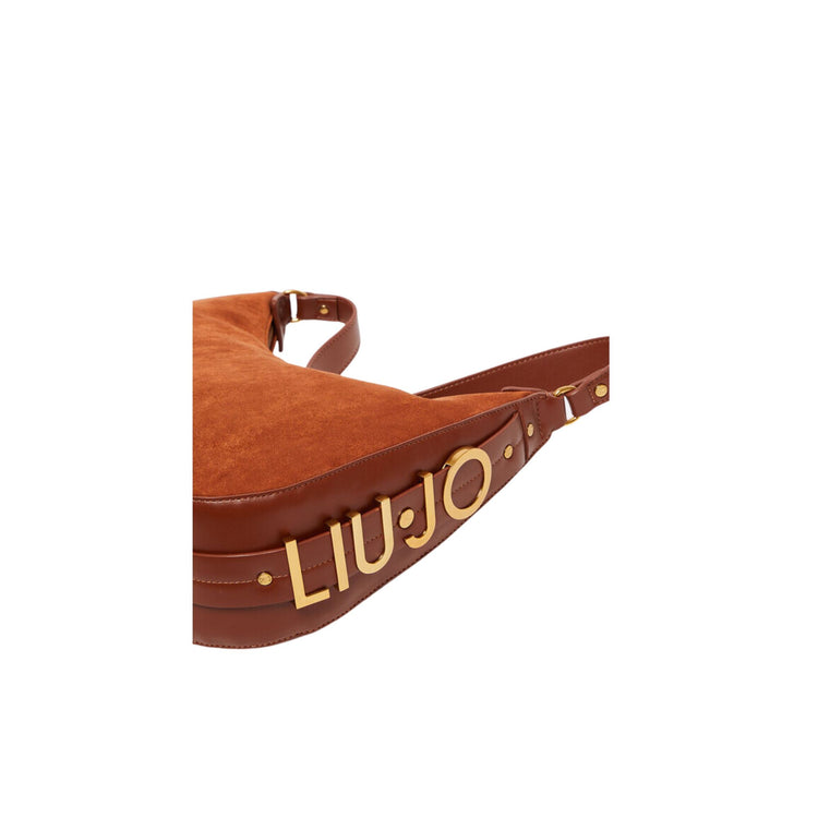 Borsa a Spalla Effetto Suede Donna - Caffellatte