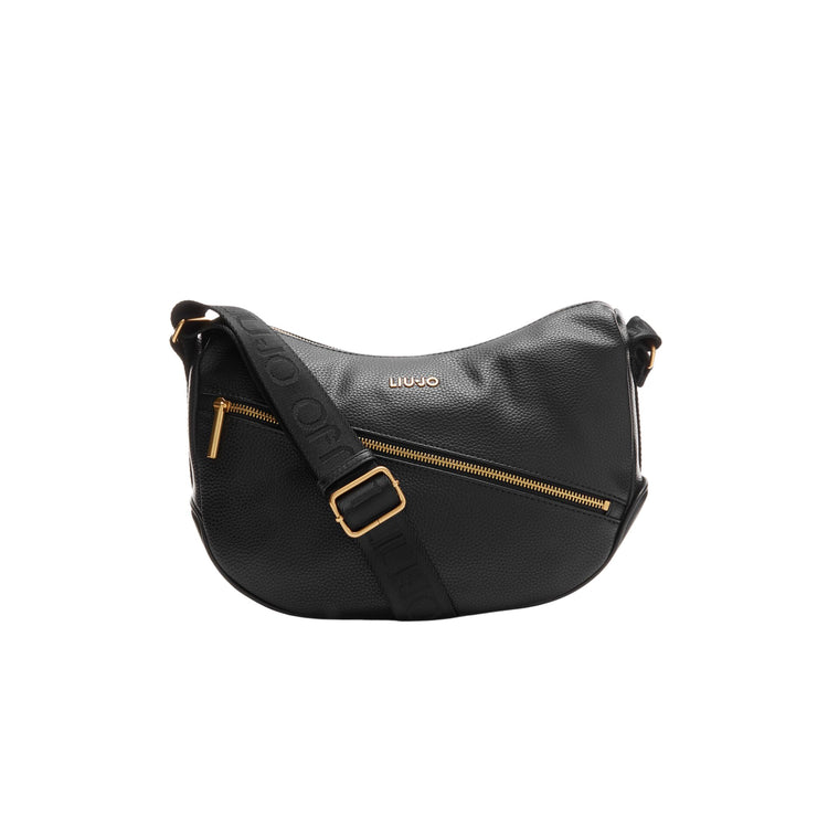 Women's bag with logoed shoulder strap