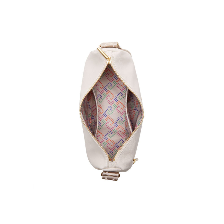 Women's bag with logoed shoulder strap