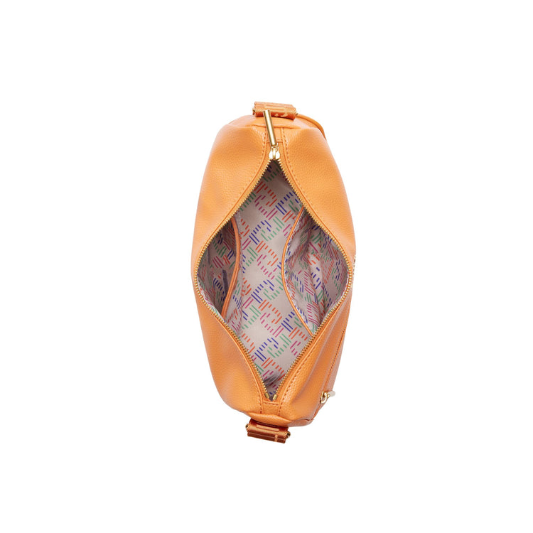 Women's bag with logoed shoulder strap