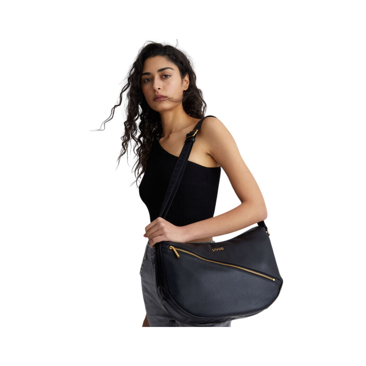 Borsa Donna monospalla con tasca frontale