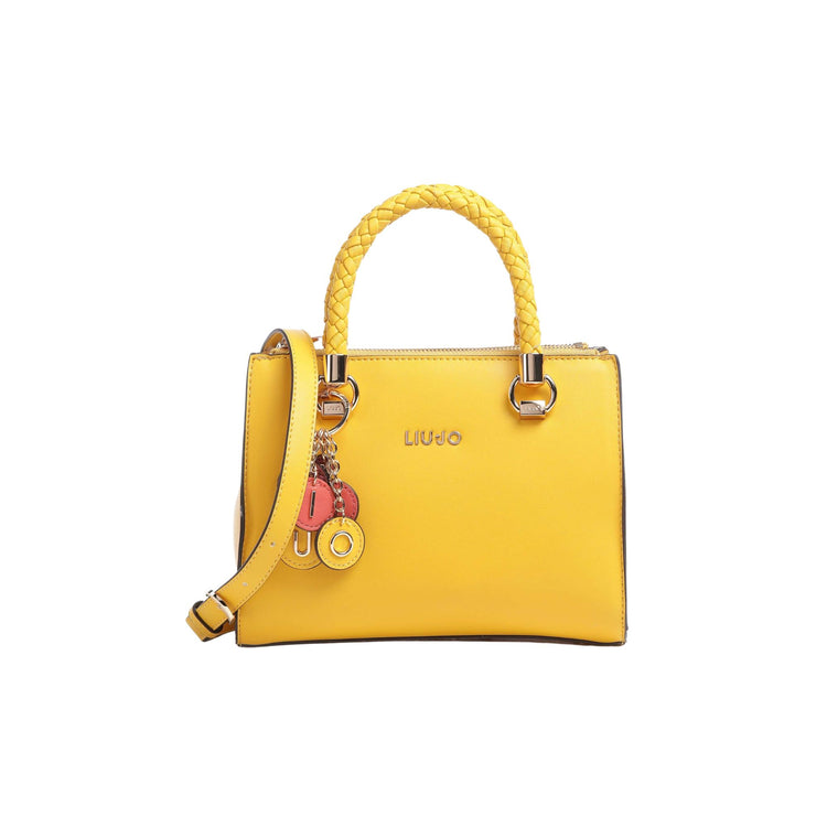 Women's bag with braided handles