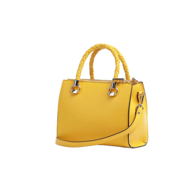 Women's bag with braided handles