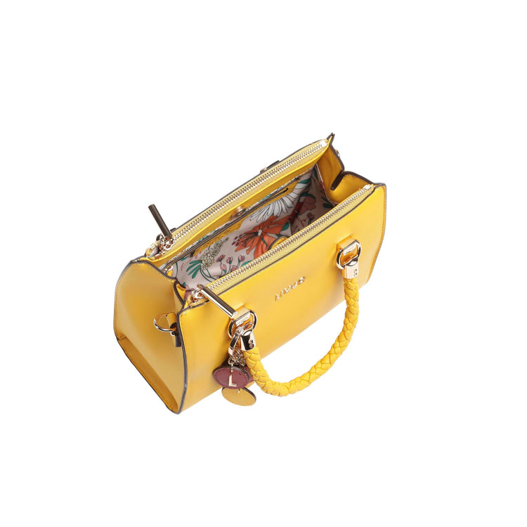 Women's bag with braided handles