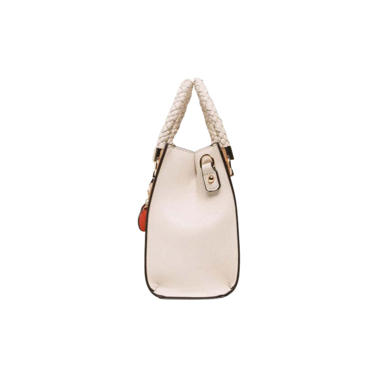 Women's bag with braided handles