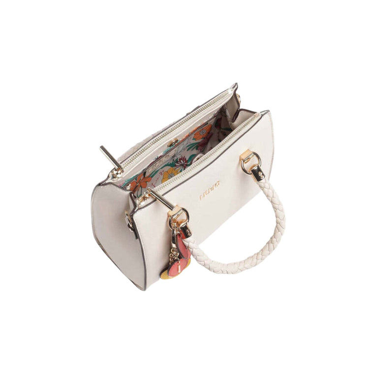 Women's bag with braided handles