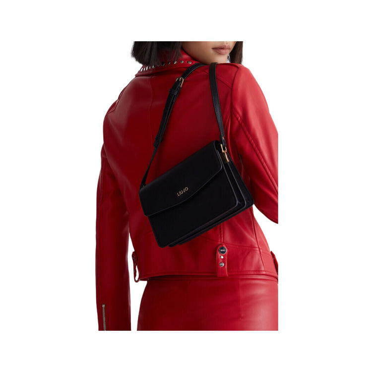 Solid color women's shoulder bag