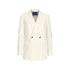 Blazer da Donna doppiopetto gessato Bianco