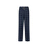 Pantaloni gessati da Donna a vita alta Blu