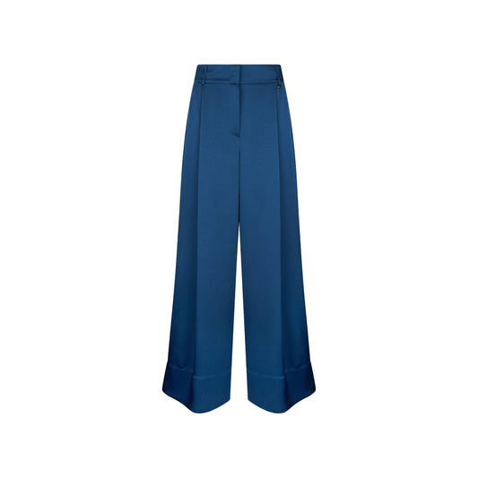 Pantaloni Donna a palazzo Blu