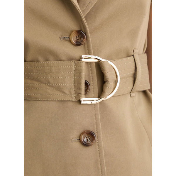 Giacca da Donna con cintura Beige dettaglio cintura
